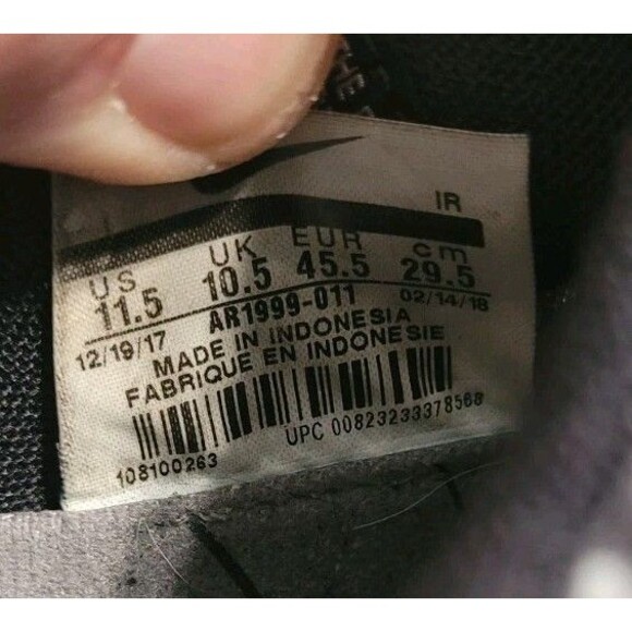 Size 11.5 - Nike Shox Gravity Atmosphere Grey Men's Running Shoes AR1999-011 - Picture 7 of 9